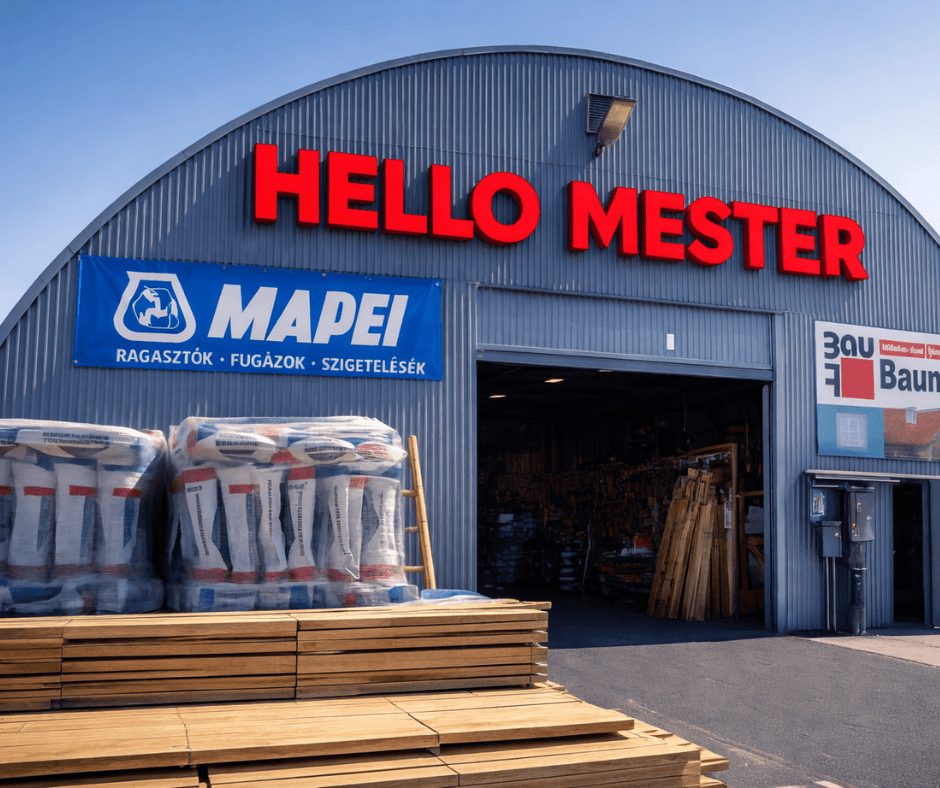Hello Mester kecskemét építők boltja telephelye