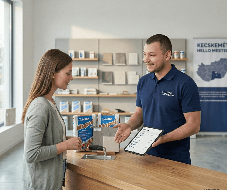 Építőanyagok készletről profi szaktanácsadással Kecskeméten - Hello Mester